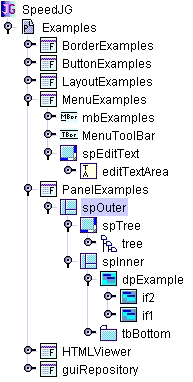 SpeedJG Navigation Tree Panel